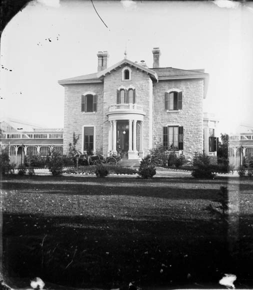 Photo of Residence of Sandford Fleming corner Chapel and Daly Streets, Ottawa, Ontario