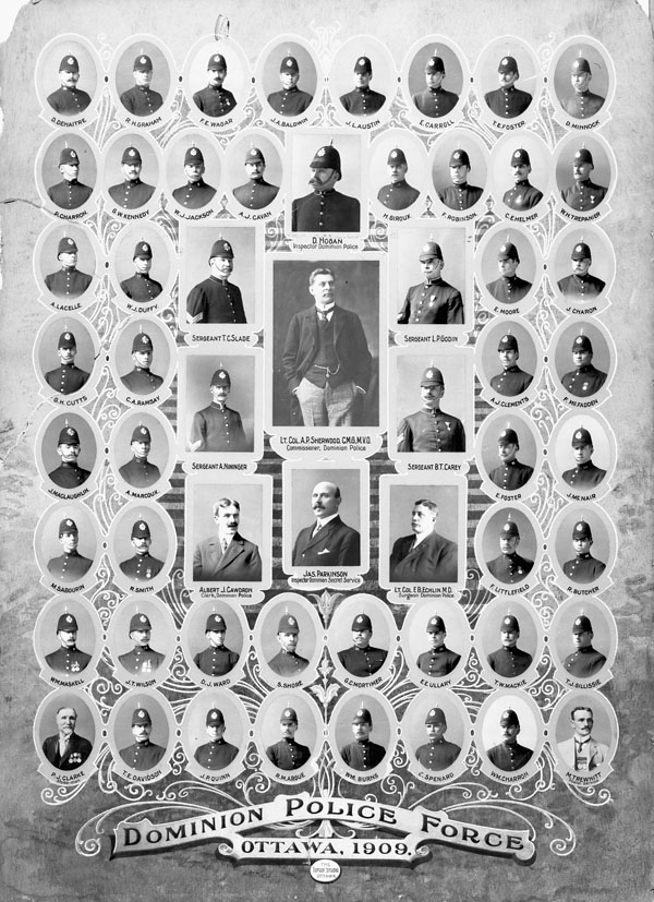 Photo of Dominion Police officers